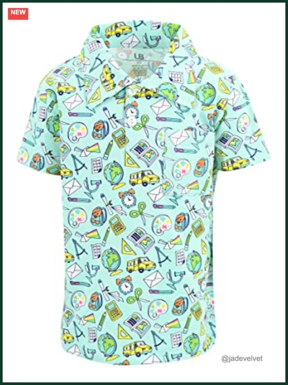 Boys Short Sleeve Polo Shirt - Toddler School Uniform Top
